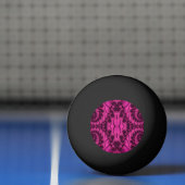 Balle De Ping Pong Une Étoile Ping Pong Ball, Rose Black (Filet)