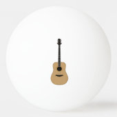 Balle De Ping Pong Une jolie guitare (Dos)