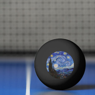 Balle De Ping Pong Une nuit étoilée : Saint Remy par Vincent Van Gogh