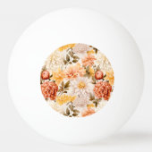 Balle De Ping Pong Une série florale d'automne 1 (Dos)