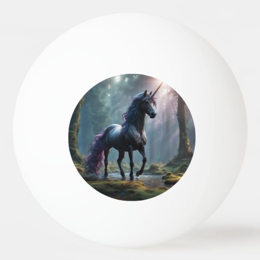 Balle De Ping Pong Unicorne (Devant)