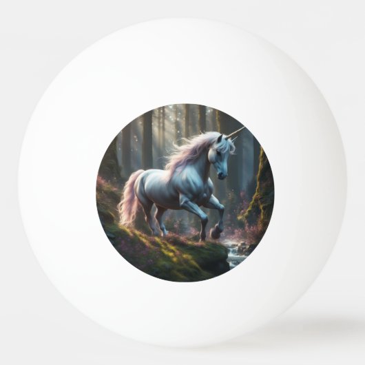 Balle De Ping Pong Unicorne (Devant)