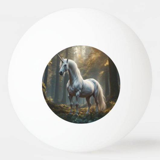 Balle De Ping Pong Unicorne (Devant)