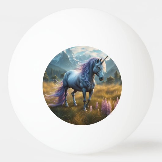 Balle De Ping Pong Unicorne (Devant)