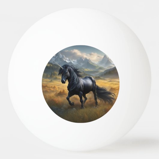 Balle De Ping Pong Unicorne (Devant)