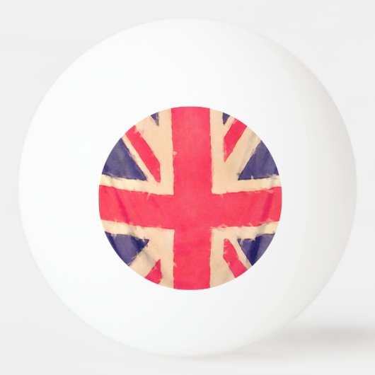 BALLE DE PING PONG UNION JACK (Dos)