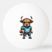 Balle De Ping Pong Vaches Highland et football (Dos)