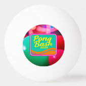 Balle De Ping Pong Vague de Pong corallien (Dos)