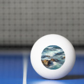 Balle De Ping Pong Vagues de l'océan Pacifique (Filet)