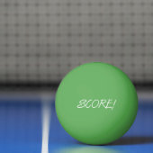 Balle de ping pong verte blanche 1 étoile (Filet)