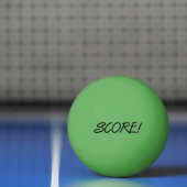 Balle de ping pong verte noire 1 étoile (Filet)