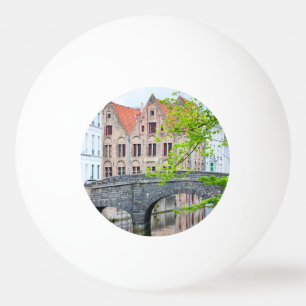 Balle De Ping Pong Vieilles maisons en Bruges, Belgique