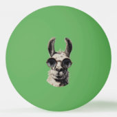Balle De Ping Pong Visage drôle de lama (Dos)