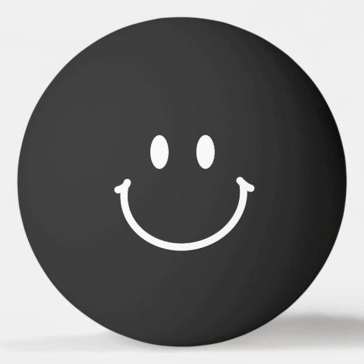 Balle De Ping Pong Visage Heureux (Devant)