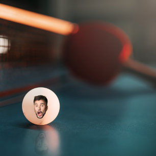 Balle De Ping Pong Visage personnalisé drôle de bière enterrement de