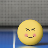 Balle De Ping Pong Visage souriant aux yeux souriants (Filet)