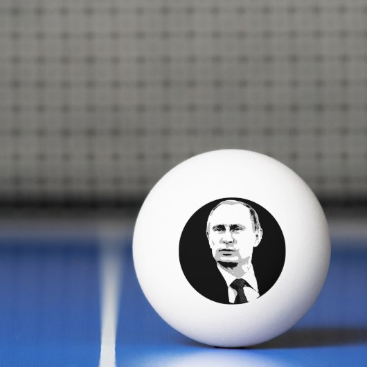 Balle De Ping Pong Vladimir Poutine (Filet)