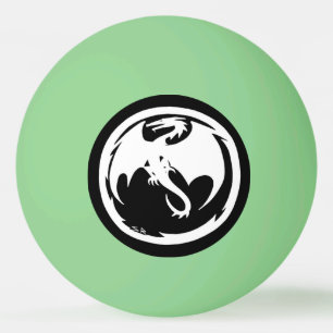 Balle De Ping Pong White Dragon vert lueur 1 étoile ping pong ball