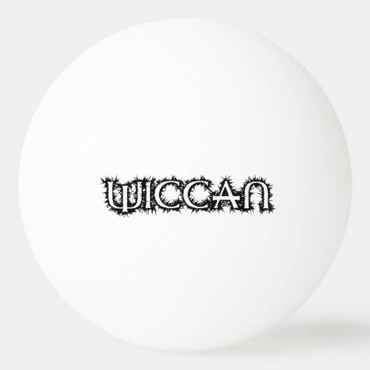 Balle De Ping Pong Wiccan (Devant)