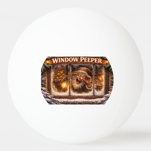 Balle De Ping Pong Window Peeper Icelandic Yule Lad  (Devant)