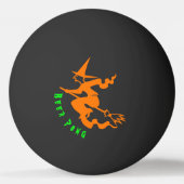 Balle De Ping Pong Witch Custom Player Nom de l'équipe Party Black Be (Dos)