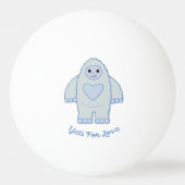 Balle De Ping Pong Yeti pour l'amour (Dos)