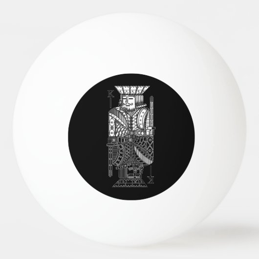 Balle De Ping Pong Ying Yang King (Devant)