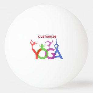 Balle De Ping Pong Yoga Poses Silhouettes Thunder_Cove