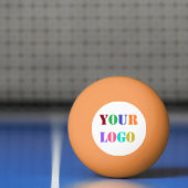 Balle De Ping Pong Your Logo Promotion Branded Ping Pong Ball Example (Filet)
