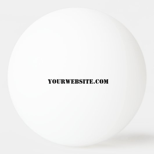Balle De Ping Pong YourWebSite.com (Devant)