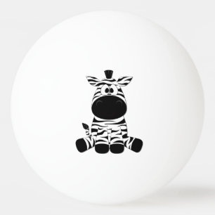 Balle De Ping Pong Zèbre idiot