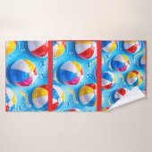 Balle de plage premium splash d'été à main (Serviette de bain)