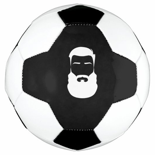 Balle de soccer à barbe blanche (Devant)