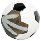 Balle de soccer à flèches blanches (3/4)