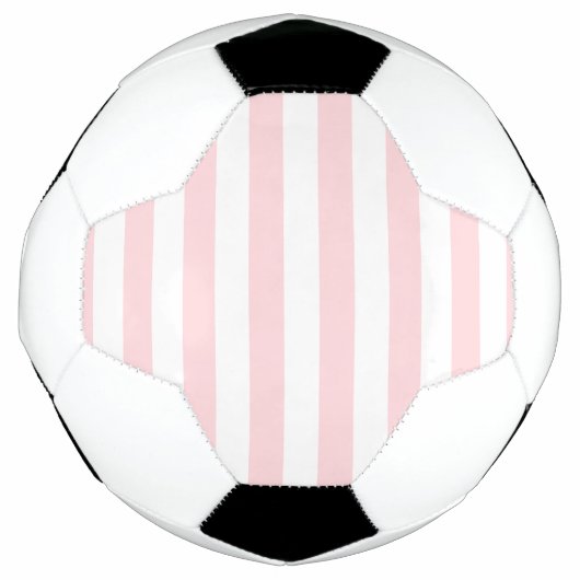 Balle de soccer Ball rose et blanc Ball (Devant)