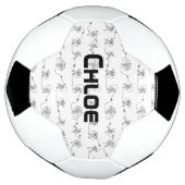 Balle de soccer de l'astronaute (Tourné)