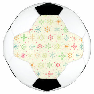 Balle de soccer des étoiles rétro
