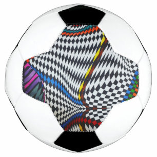 Balle de soccer d'illusion optique
