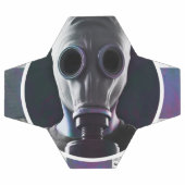 Balle de soccer en masque à gaz (Plat)