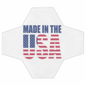 Balle de soccer fabriquée aux Etats-Unis (Plat)