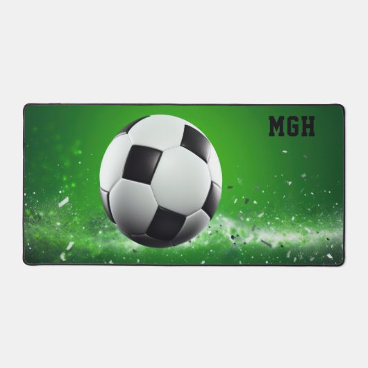 Balle de soccer monogramme personnalisée (Recto)