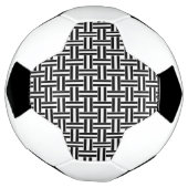 Balle de soccer noir et blanc (Tourné)