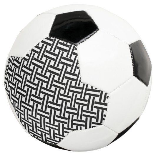 Balle de soccer noir et blanc (3/4)
