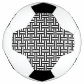 Balle de soccer noir et blanc (Devant)