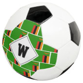 Balle de soccer stylé ZAMBIA (3/4)