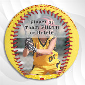 Balle De Softball 1 ou 2 PHOTOS, Softball Senior Night Gift Idees