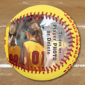 Balle De Softball 1 ou 2 PHOTOS, Softball Senior Night Gift Idees