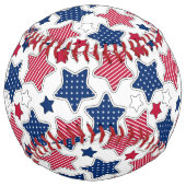 Balle De Softball 4 juillet Softball (Dos)