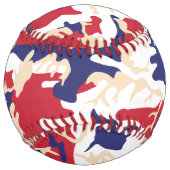 Balle De Softball 4th of July, Independence day, Camouflage Beige (Devant)