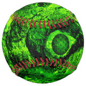 Balle De Softball à la recherche de vert (Dos)